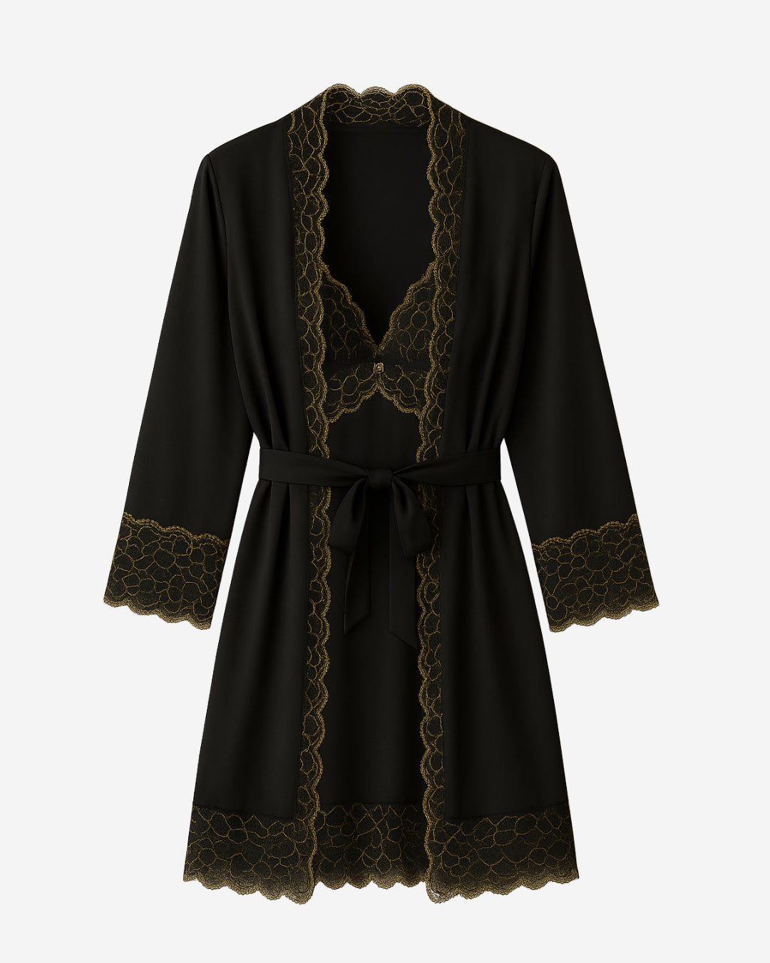 Paco Rabanne Set – Nightdress + Robe & Panty