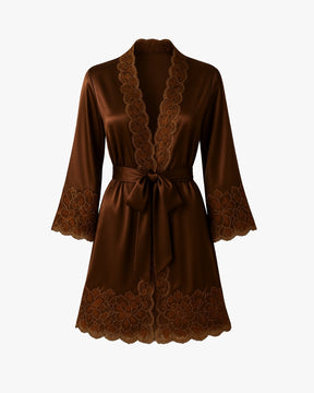 Noix Royale Set – Nightgown + Robe & Panty
