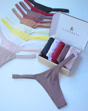 Les Crèmes Microfiber Panty Set — Buy 5, Pay for 4